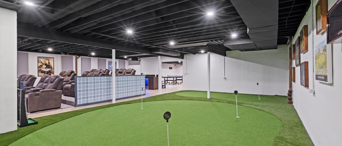 Indoor event and entertainment space at Kansas City wedding venue