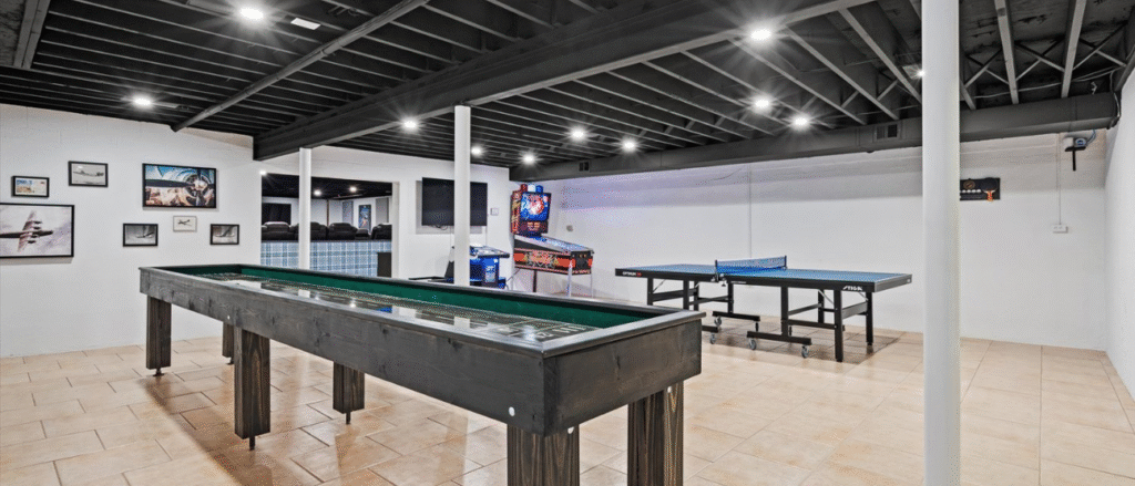 Modern bathroom facilities at Kansas City wedding venue lodging