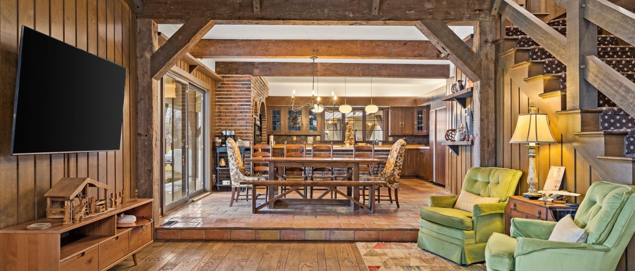 Indoor barn style wedding reception venue Kansas City