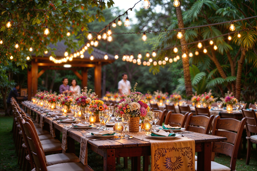 How to Plan an Outdoor Wedding Reception Layout: Ceremony, Cocktail Hour, Dinner & Backup Space 1 outdoor wedding reception layout